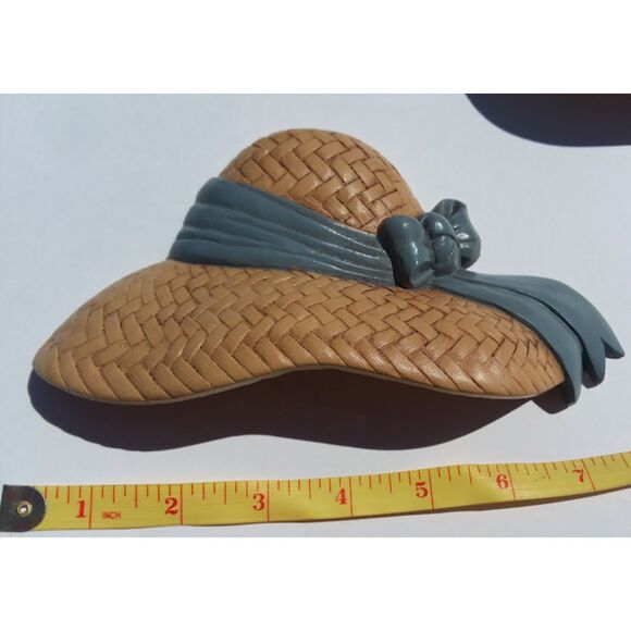 Home interiors Wall Decor set of 3 Ladie's Bonnets Sun Hats - Picture 5 of 9